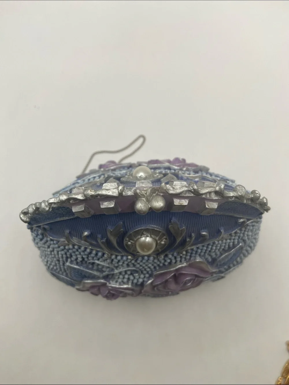 Vintage Victorian Art Deco Micro Beading Evening Bag Vanity Decor Feminine